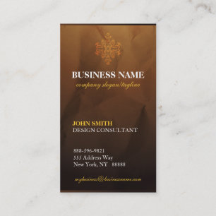 Classy Upscale Modern Damask Business Cards