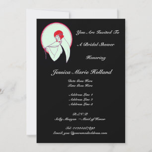 Classy Vintage Flapper ~ Bridal Shower Invitation