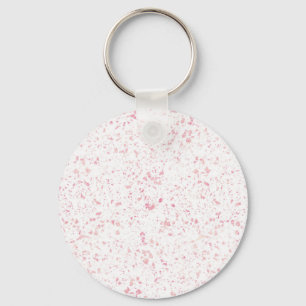 Classy vintage marble rose gold terrazzo design keychain