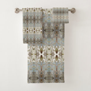 Classy Watercolor Design Bath Towel Set