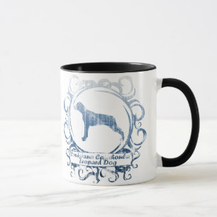 Classy Weathered Louisiana Catahoula Leopard Dog Mug