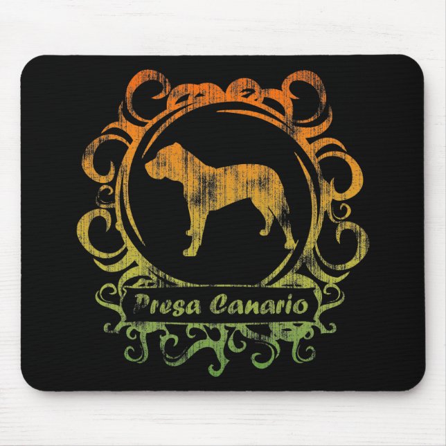 Classy Weathered Presa Canario Mouse Pad (Front)