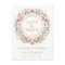 Classy Wildflower Garden Wreath Save the Date