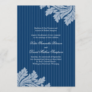 Classy Winter Wedding Invitation