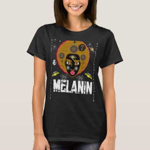 Classy Womens African Head Wrap Black Pride Melan T-Shirt