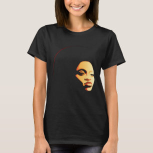 Classy Womens African Head Wrap Black Pride  Soul  T-Shirt