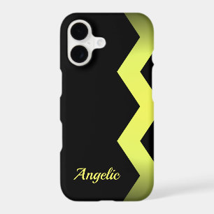 Classy Zig zag Yellow Personalized