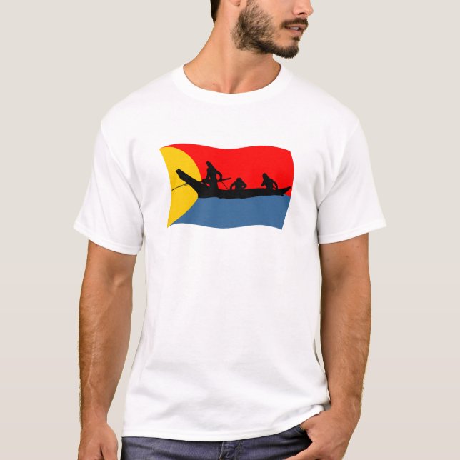 Clatsop Tribe Flag Shirt (Front)