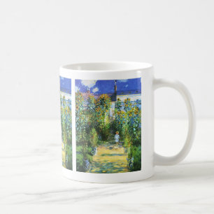 Claud Monet, “ Garden of the artist at Vetheuil ” Coffee Mug