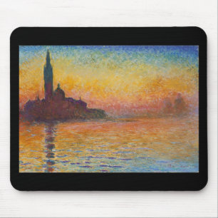 Claud Monet, “ San Giorgio Maggiore by Twilight ” Mouse Pad