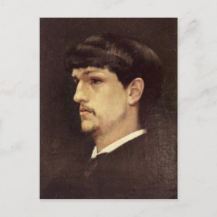 Claude Debussy  1886 Postcard