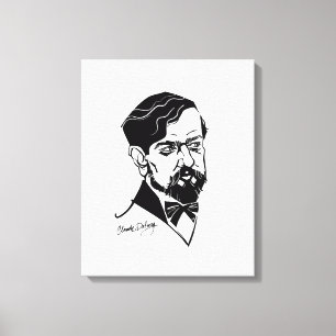 Claude Debussy Canvas Print