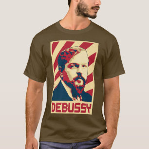 Claude Debussy Classical Music Composer Retro289 T-Shirt