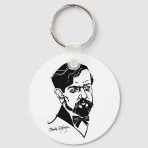 Claude Debussy Keychain