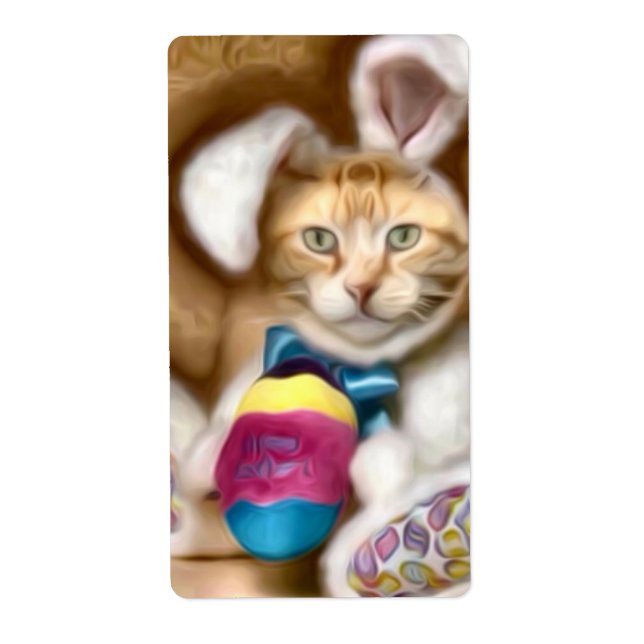 Claude Easter Bunny Holiday Carte postale Cadeaux  (Devant)