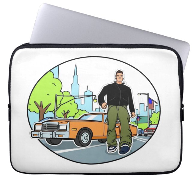 Claude - GTA 3 Laptop Sleeve (Front)