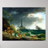Claude-Joseph Vernet A Storm on a Mediterranean