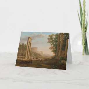 Claude Lorrain - Ruins of the Roman forum Card