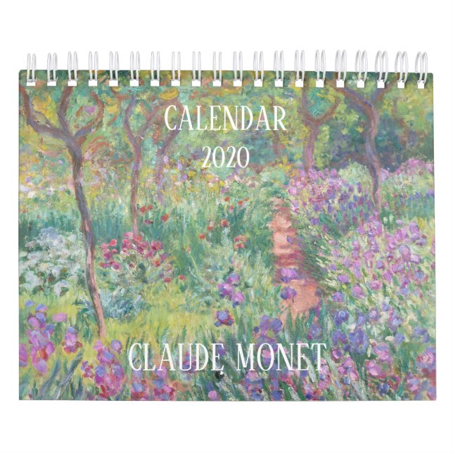 CLAUDE MONET 2020 FINE ART CALENDAR (Cover)