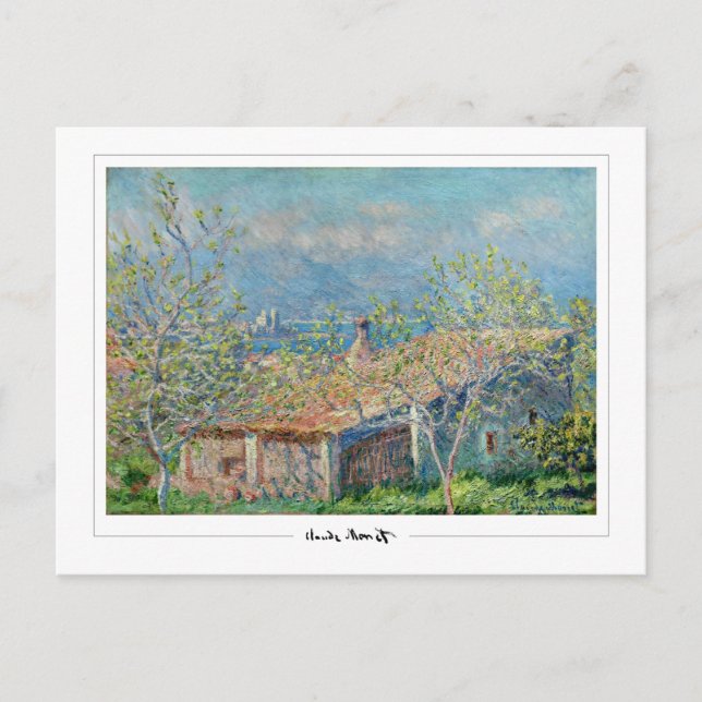 Claude Monet #50-2 - Fine Art Postcard (Front)