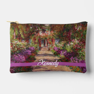 Claude Monet A Pathway in Monet's Garden Accessory Pouch