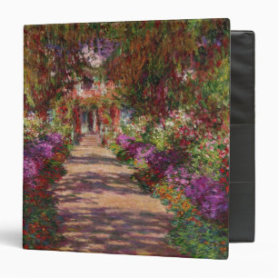 Claude Monet   A Pathway in Monet's Garden Binder