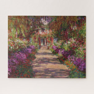 Claude Monet   A Pathway in Monet's Garden Jigsaw Puzzle