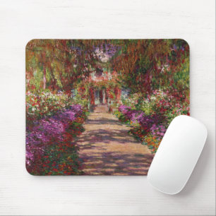 Claude Monet   A Pathway in Monet's Garden Mouse Pad