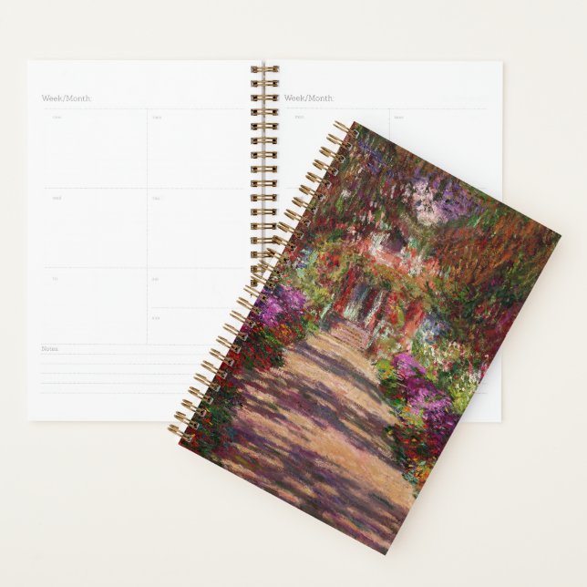 Claude Monet | A Pathway in Monet's Garden Planner (Display)