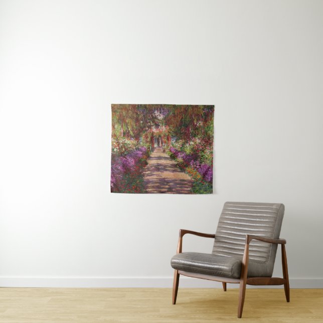 Claude Monet | A Pathway in Monet's Garden Tapestry (In Situ (Horizontal))