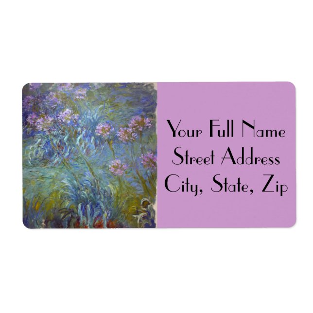 Claude Monet Agapanthus (Front)