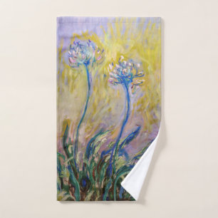 Claude Monet - Agapanthus Bath Towel Set