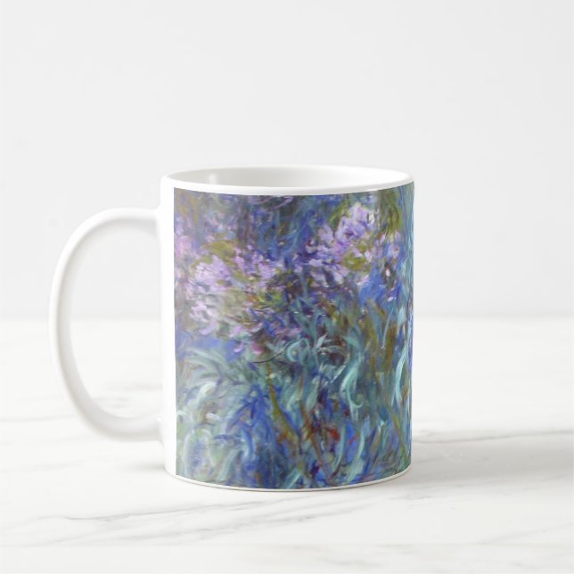 Claude Monet Agapanthus Coffee Mug (Left)