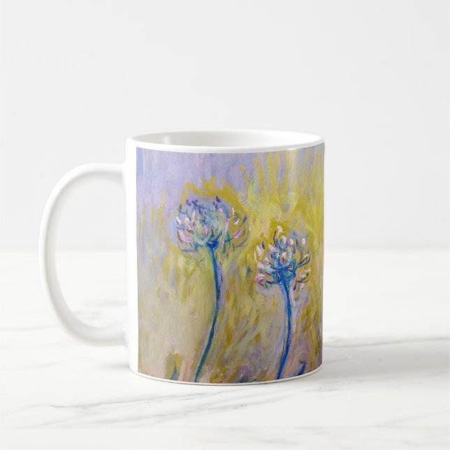 Claude Monet - Agapanthus Coffee Mug (Left)