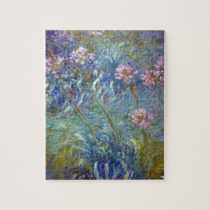 Claude Monet Agapanthus Jigsaw Puzzle