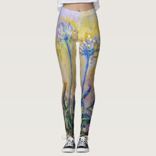 Claude Monet - Agapanthus Leggings