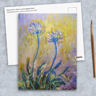 Claude Monet - Agapanthus Postcard