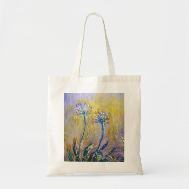 Claude Monet - Agapanthus Tote Bag (Front)
