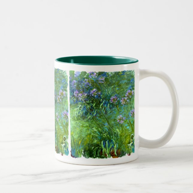 Claude Monet: Agapanthus Two-Tone Coffee Mug (Right)