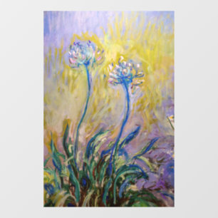 Claude Monet - Agapanthus Window Cling