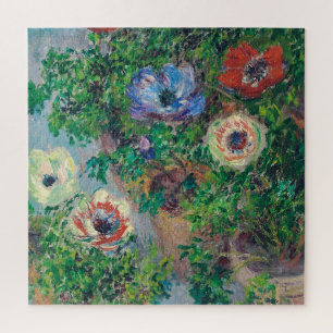 Claude Monet - Anemones In Pot Jigsaw Puzzle