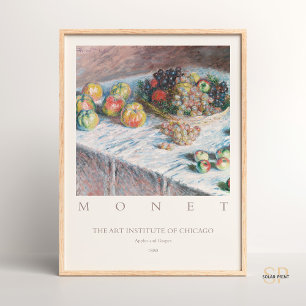 Claude Monet Apples and Grapes Art Print