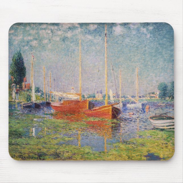 Claude Monet - Argenteuil Mouse Pad (Front)
