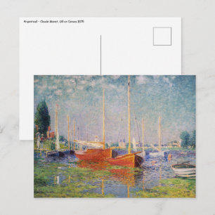 Claude Monet - Argenteuil Postcard