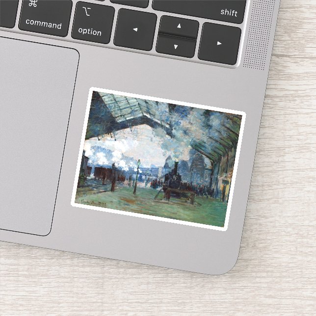 Claude Monet Arrival of the Normandy Train, Gare (Detail)