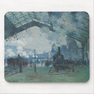 Claude Monet – Arrival of the Normandy Train Mouse Pad