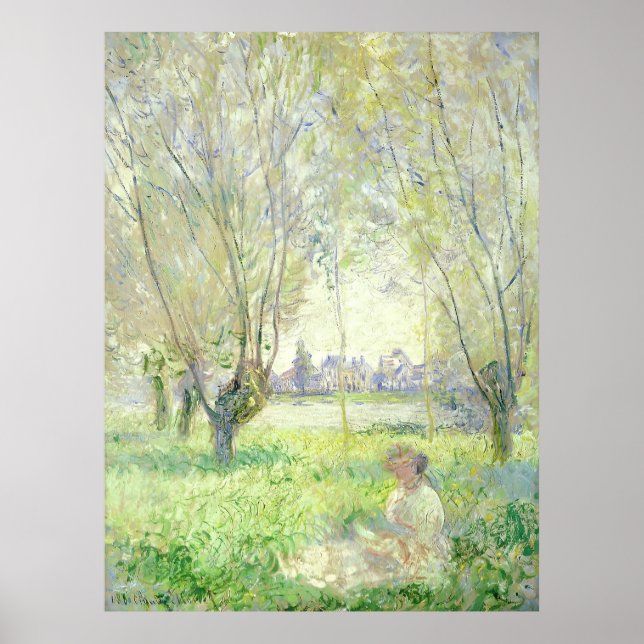 Claude Monet art style Poster (Front)