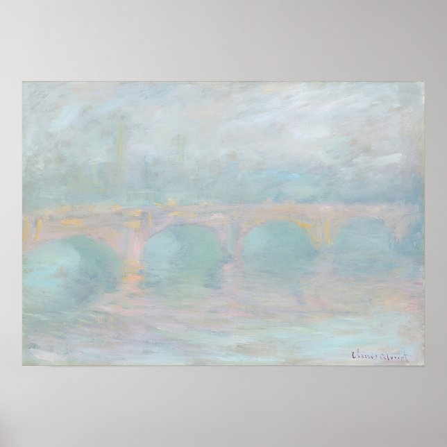 Claude Monet art work Poster (Front)