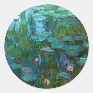 Claude Monet Artist Painter Destiny Gifts Classic Round Sticker