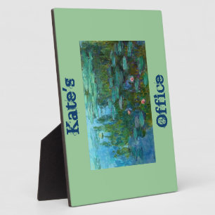 Claude Monet Artist Painter Destiny Gifts Plaque